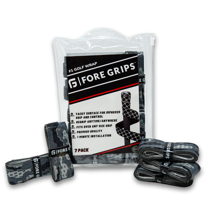 Grey Camo V2 Golf Club Grips