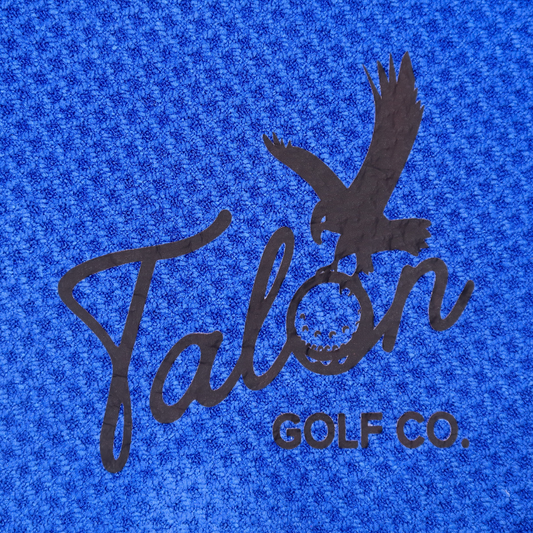 Talon Magnetic Golf Towel Closeup.