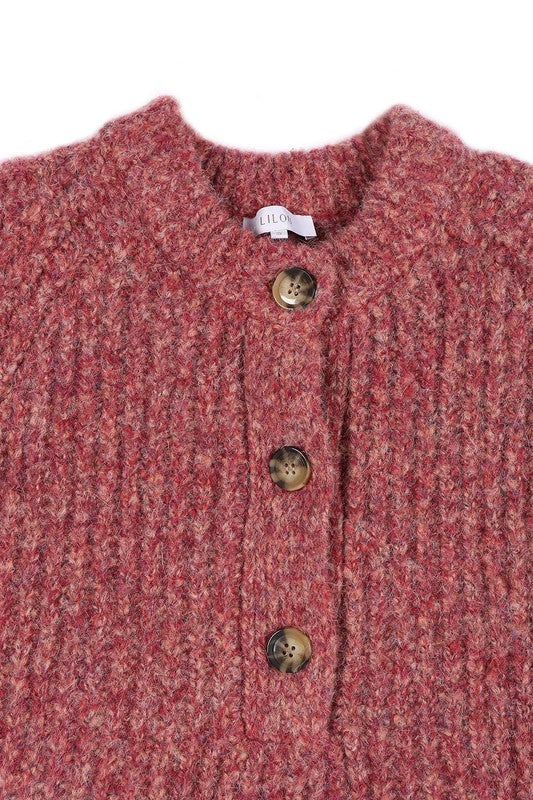 Mélange Multicolor Sweater Top