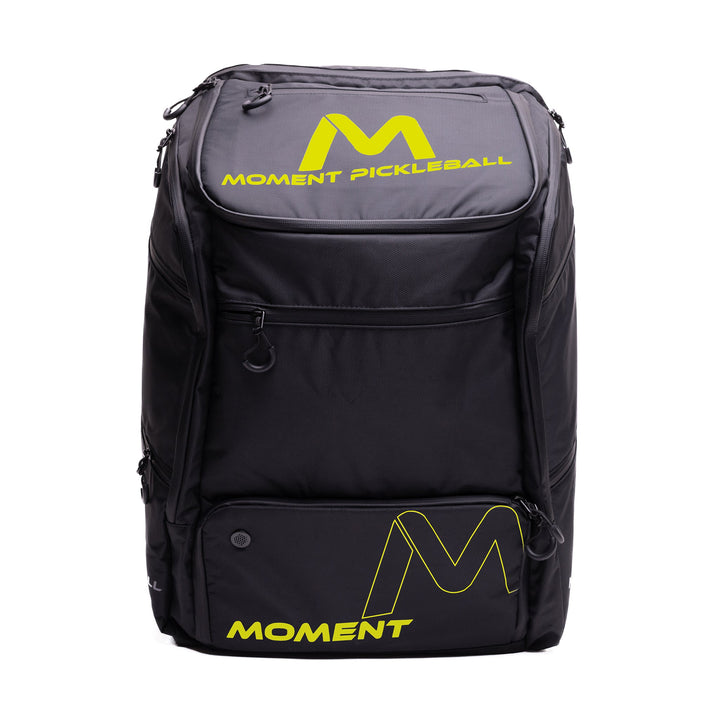 MW-PRO Bag Travel Bag Black and Yellow Front View.