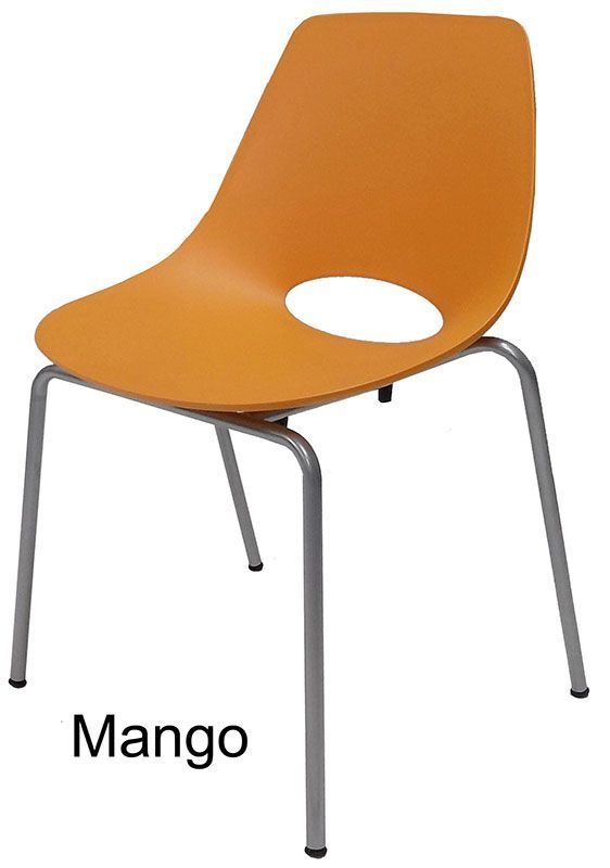 300 lb. Capacity Scoop Stacking Chair (Multiples of 4 Only) Mango