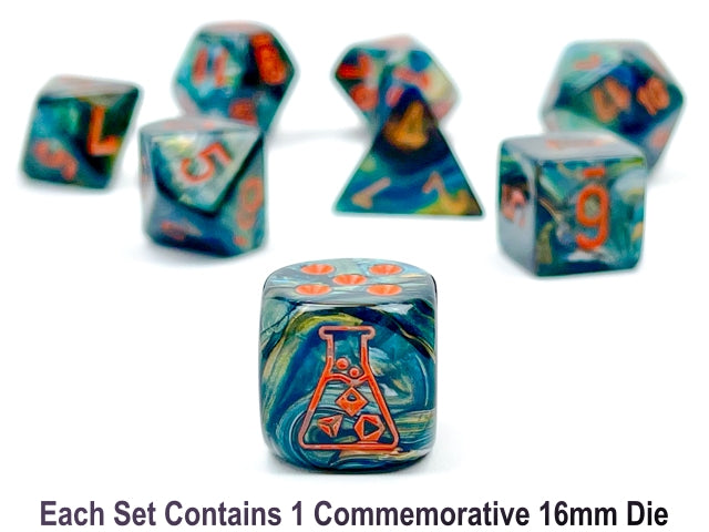 Lustrous® Polyhedral Alpestris/orange 7-Die Set