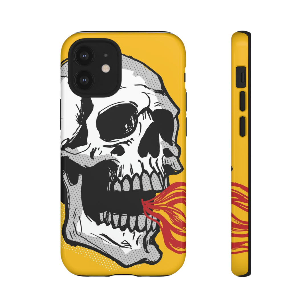 Skull Fire Tough Phone Case