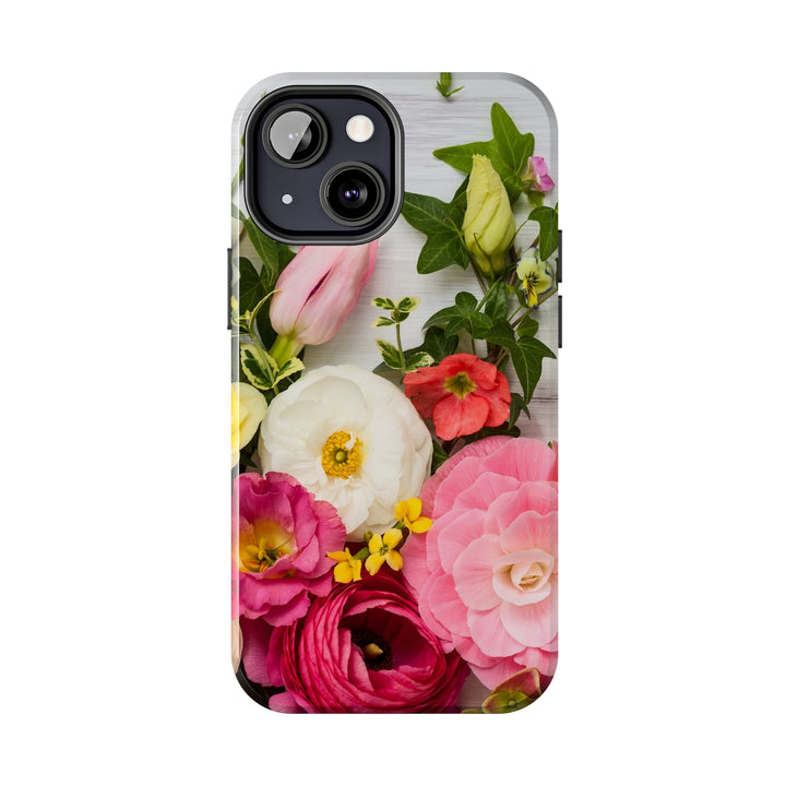 iPhone Flowers Tough Phone Case