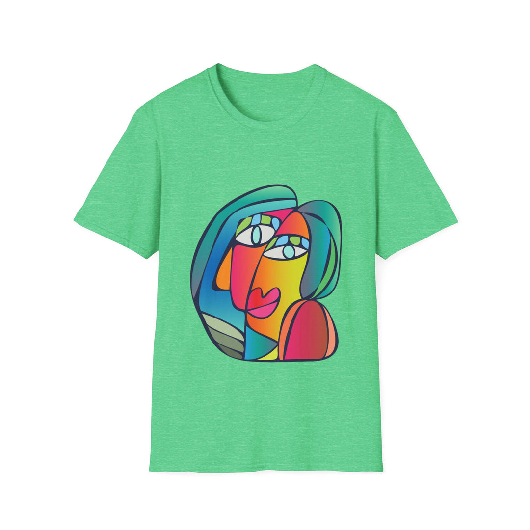 Cubism Girl Unisex Softstyle T-Shirt