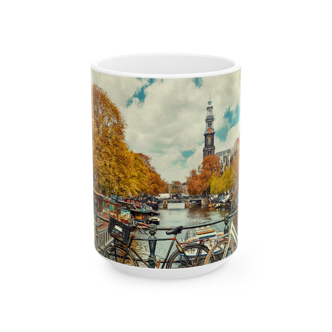 Scenic Amsterdam Ceramic Mug, (11oz, 15oz)