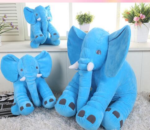 Plush Elephant Soft Baby Comfort Doll and Cuddle Toy Bue