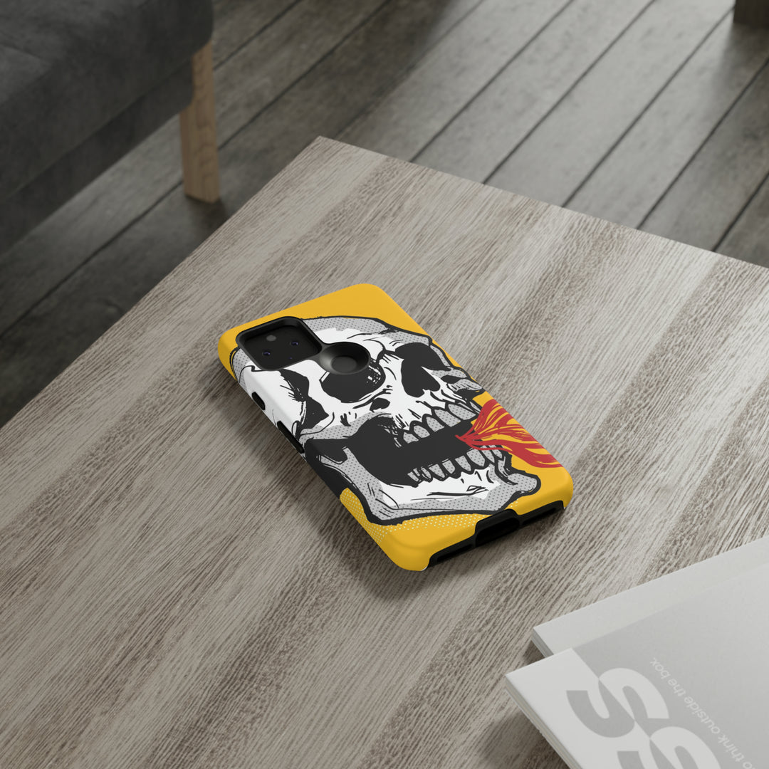 Skull Fire Tough Phone Case