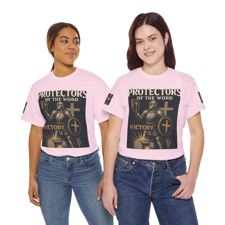 Protectors of the Word Premium Christian T-Shirt — 'Victory' Knight Design with John 14:6 Scripture