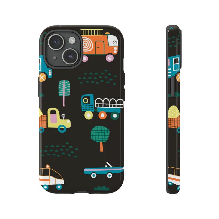 Cars and Trucks Tough Phone Case