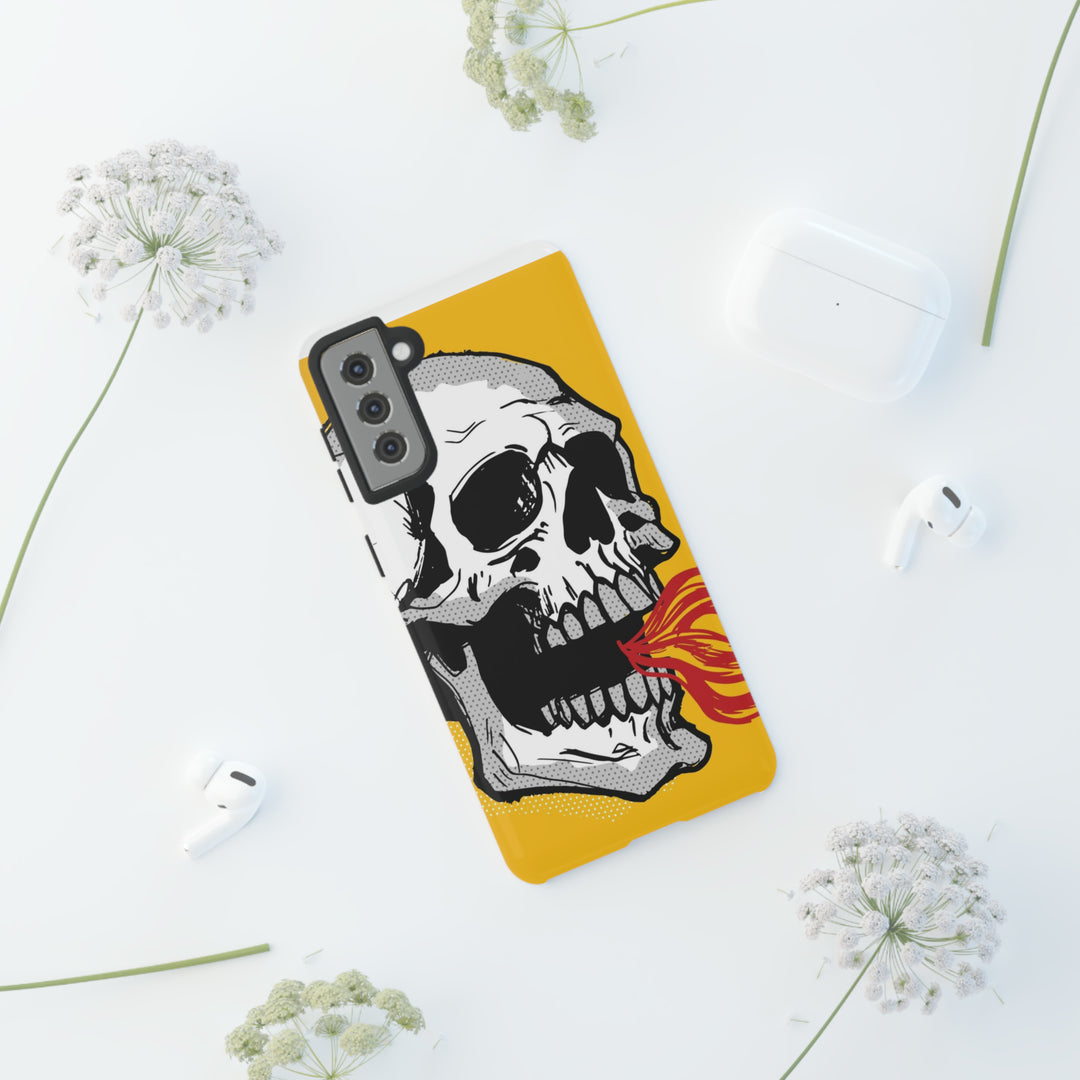 Skull Fire Tough Phone Case