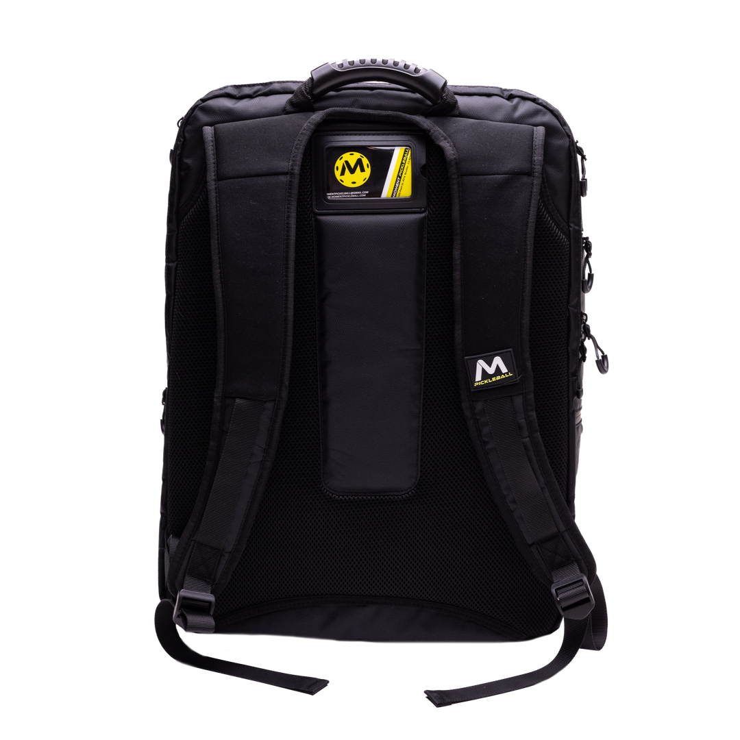 MW-PRO Bag Travel Bag Black and Silver Back View.