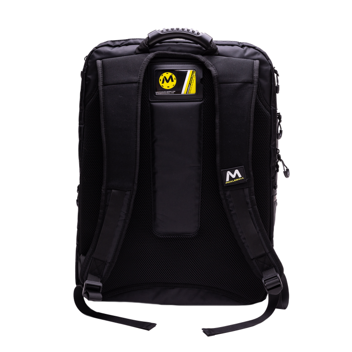 MW-PRO Bag Travel Bag Black and Silver Back View.