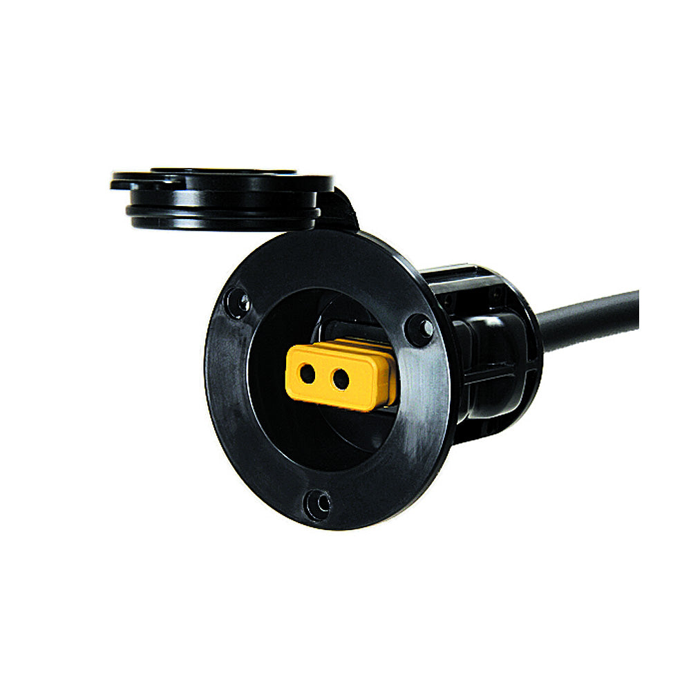 Cannon Flush Mount Power Port - Black [1903012]