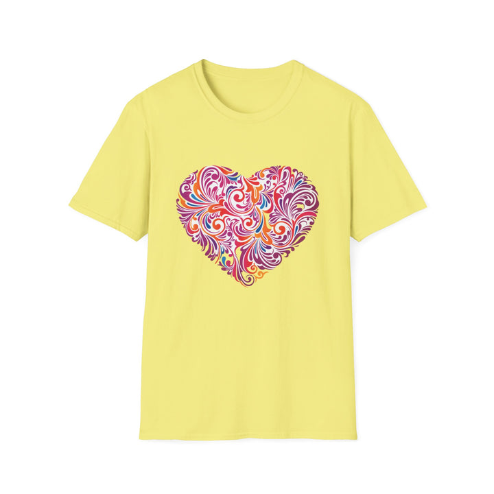 Heart Design Unisex Softstyle T-Shirt