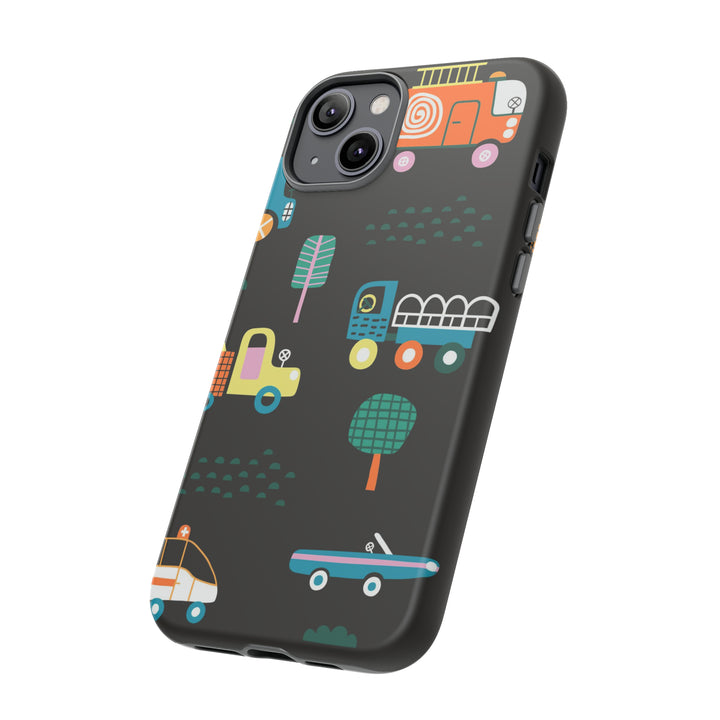 Cars and Trucks Tough Phone Case