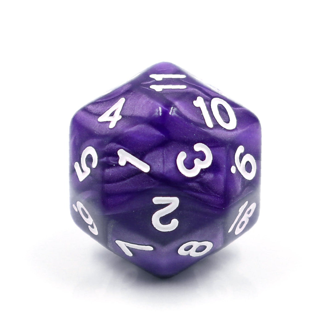 D30 Purple Pearl Single Die 30 Sided/s by HDdice / HengDadice