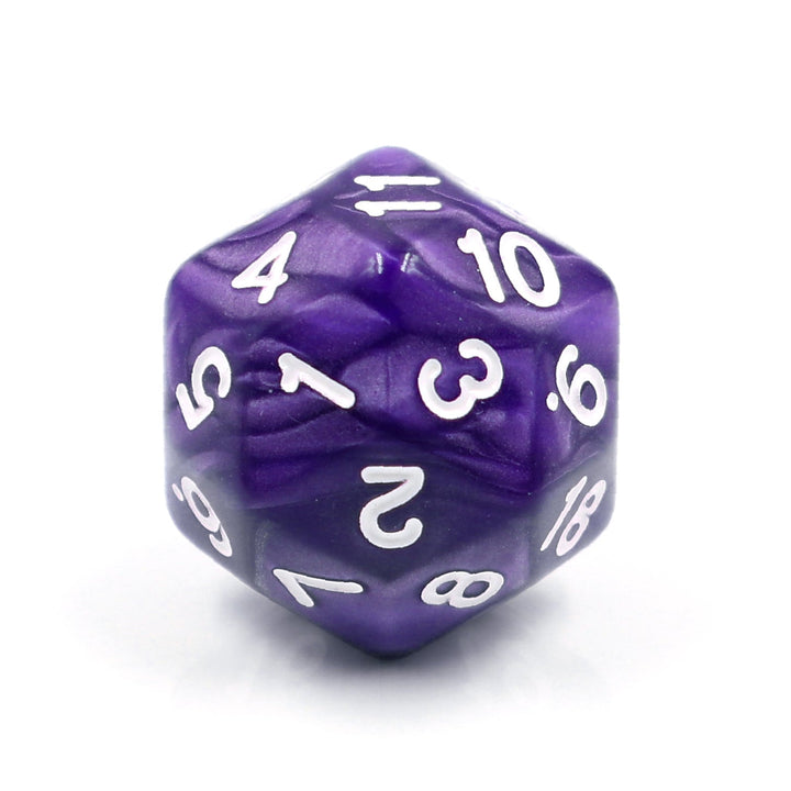 D30 Purple Pearl Single Die 30 Sided/s by HDdice / HengDadice