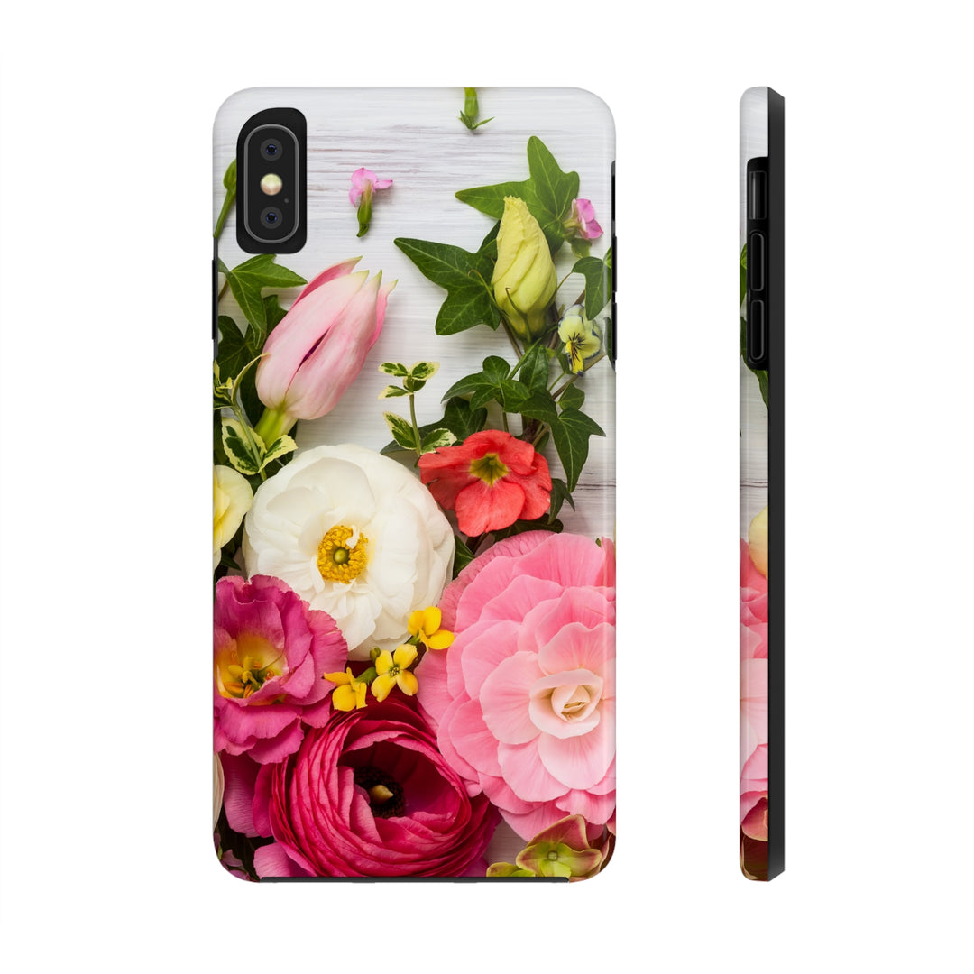 iPhone Flowers Tough Phone Case