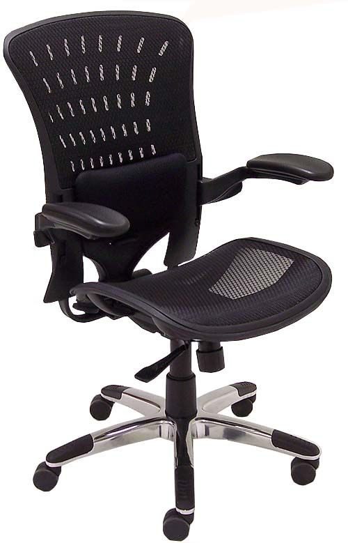 350 Lbs. Capacity ErgoFlex Ergonomic All-Mesh Office Chair Black