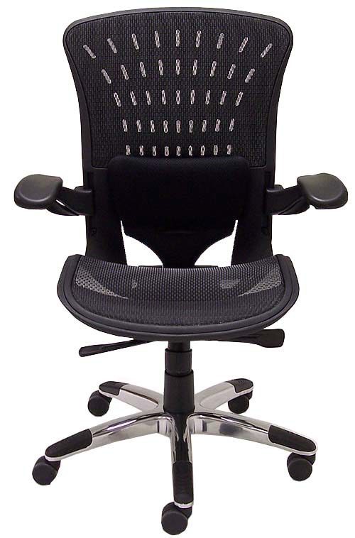 350 Lbs. Capacity ErgoFlex Ergonomic All-Mesh Office Chair Front