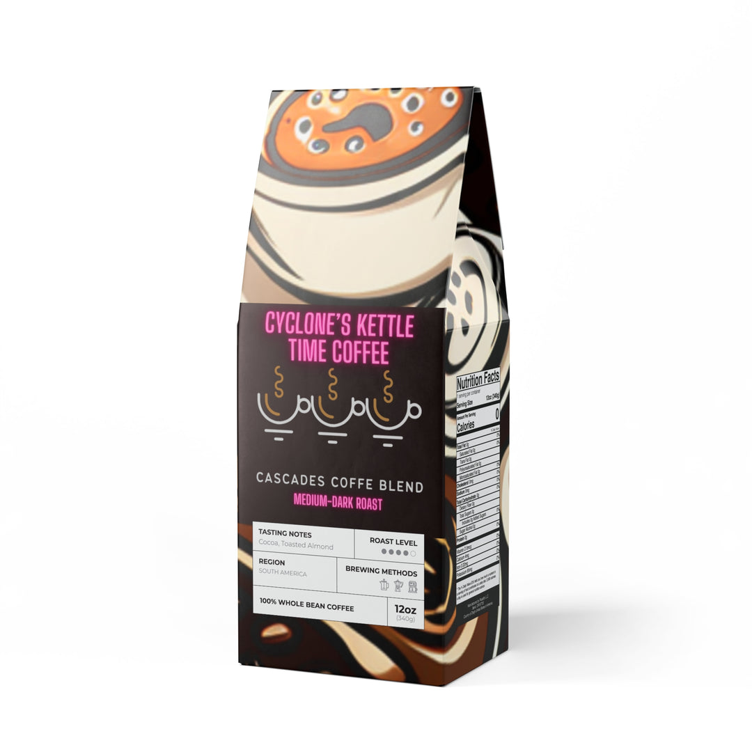 Cyclone's Kettle Time Coffee Cascades Coffee Blend (Medium-Dark Roast)