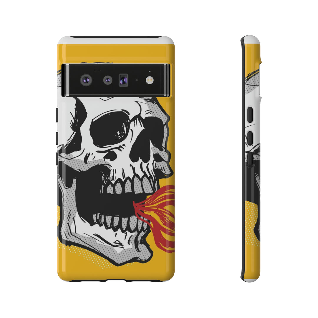 Skull Fire Tough Phone Case