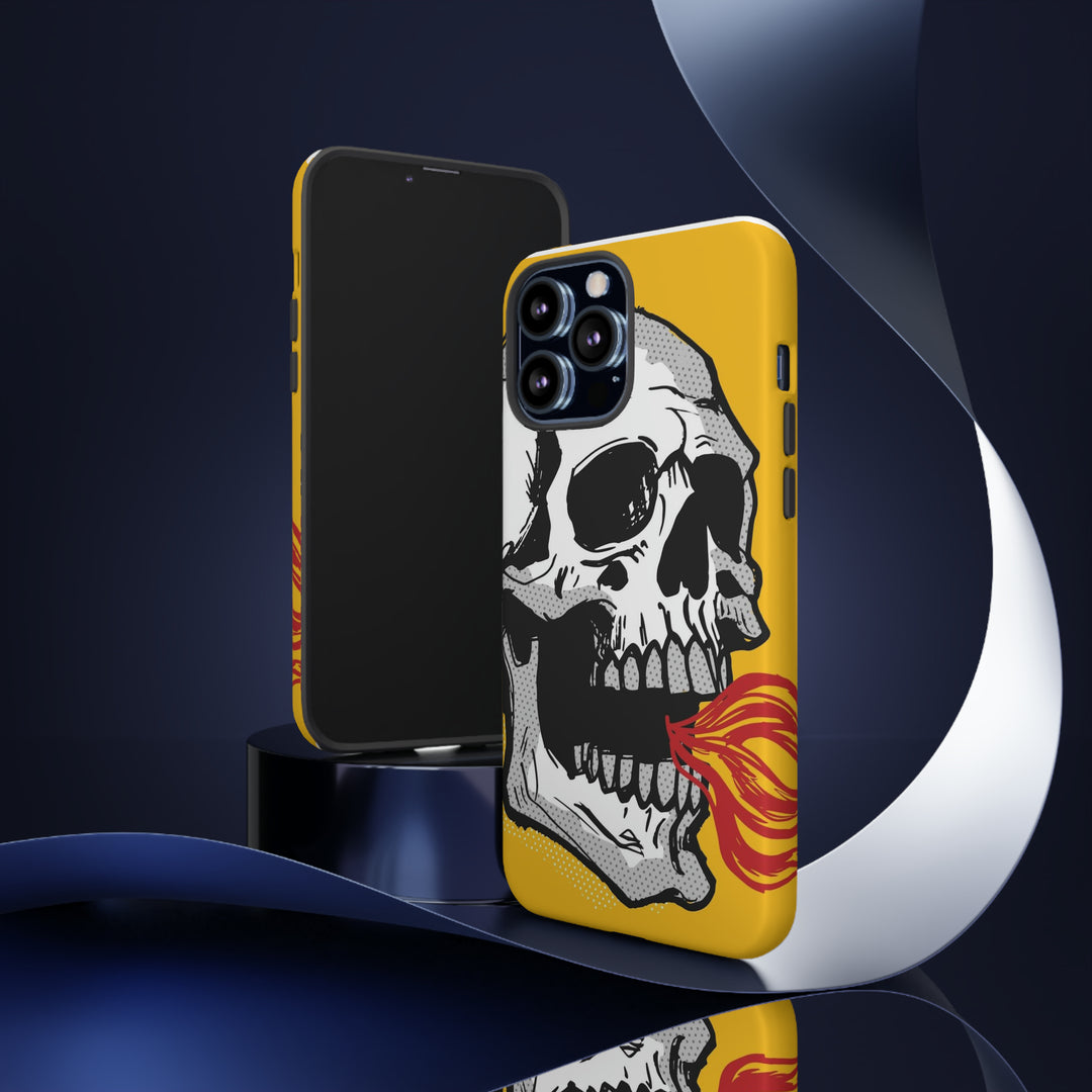 Skull Fire Tough Phone Case