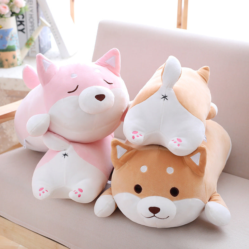 Soft Stuffed Puppy Plush Toy Cute Animal Doll for Kids and Babies
