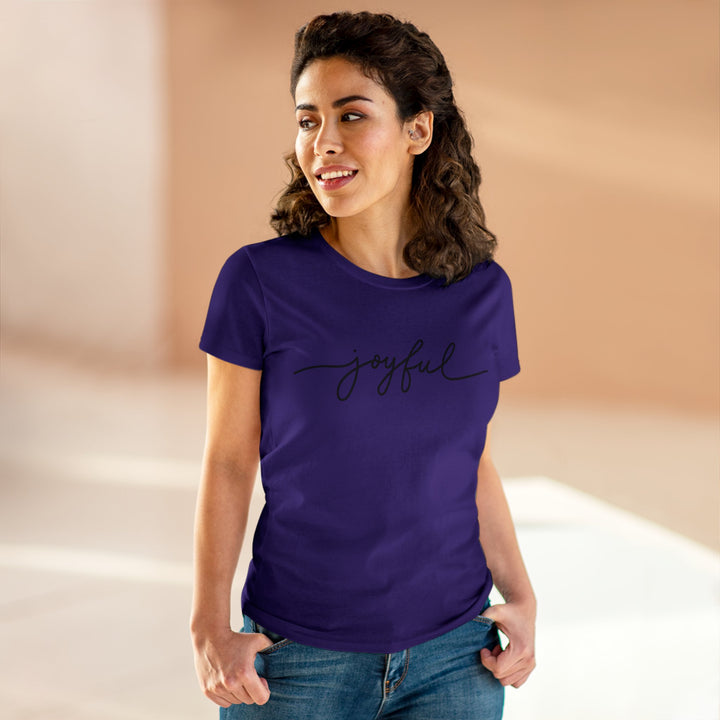 Joyful Women's Midweight Cotton Tee