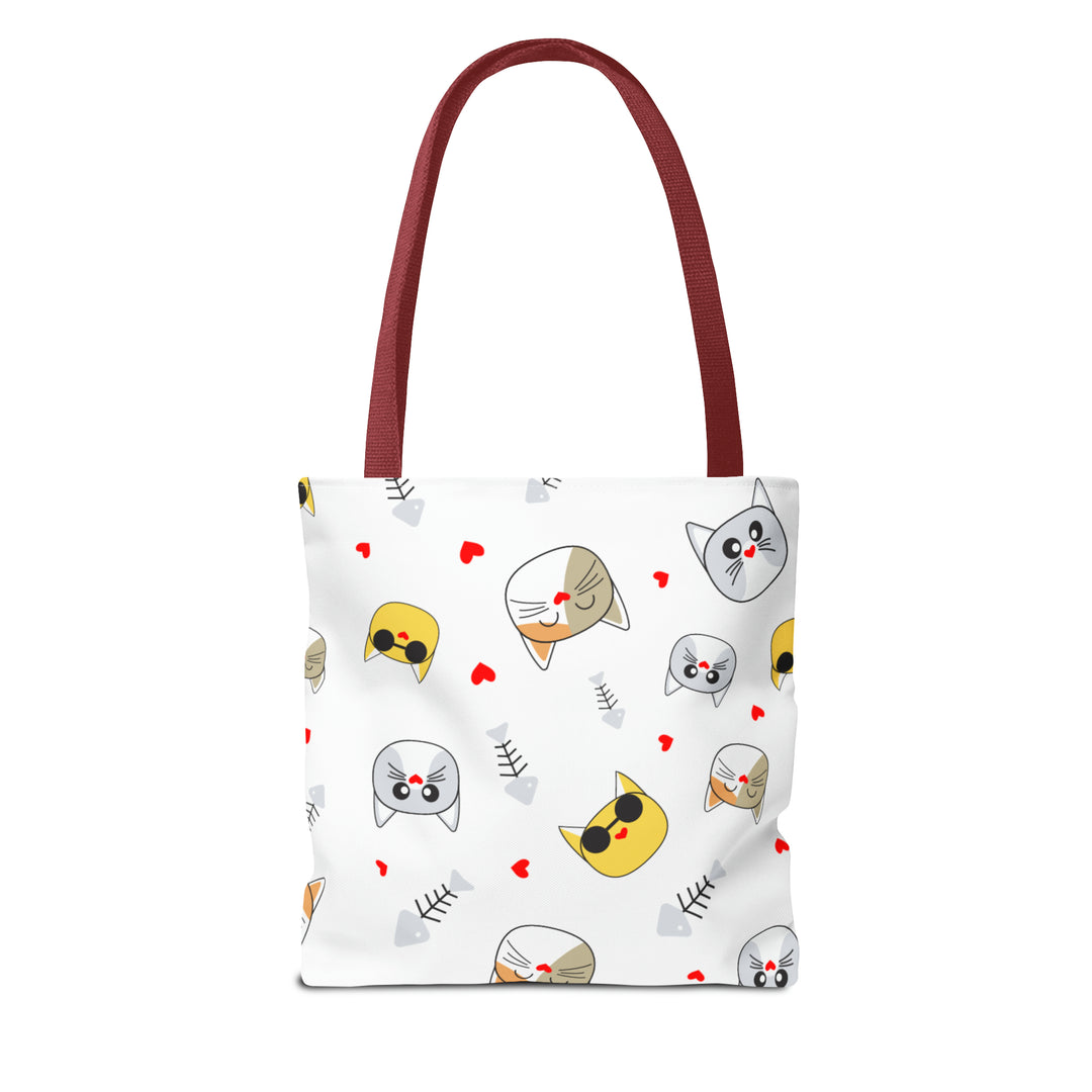 Cat Face Tote Bag (AOP)