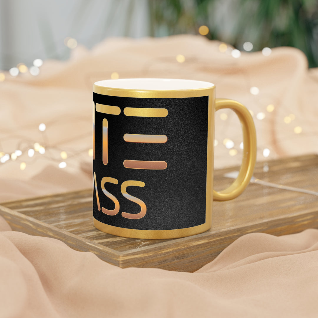 Elite Class Metallic Mug (Silver\Gold)