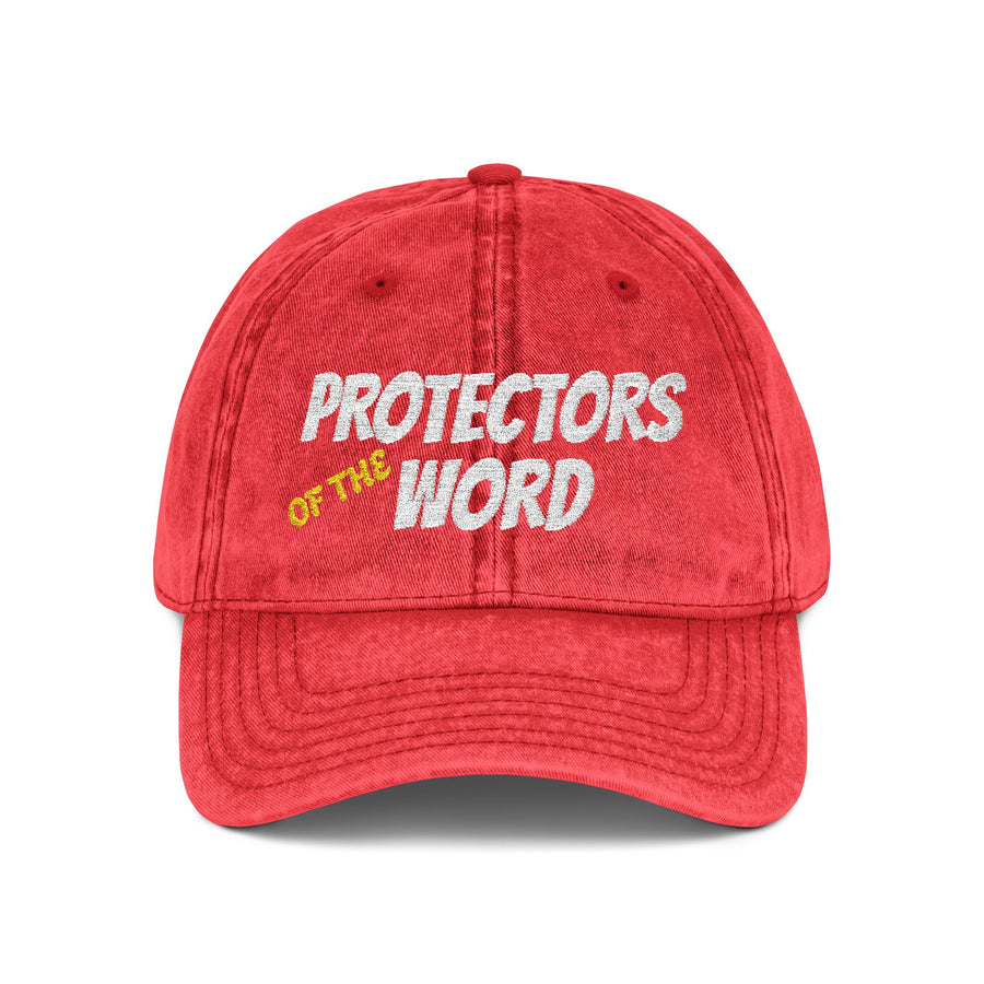 Protectors of the Word Embroidered Vintage Cap