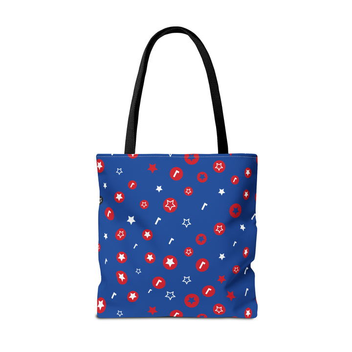 Symbol Pattern Tote Bag (AOP)