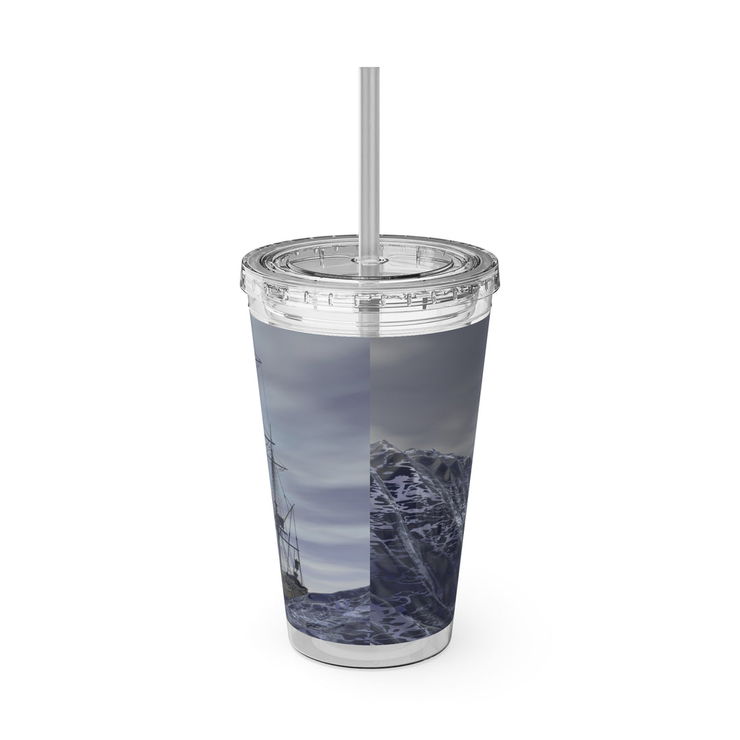 Ocean Galley Sunsplash Tumbler with Straw, 16oz