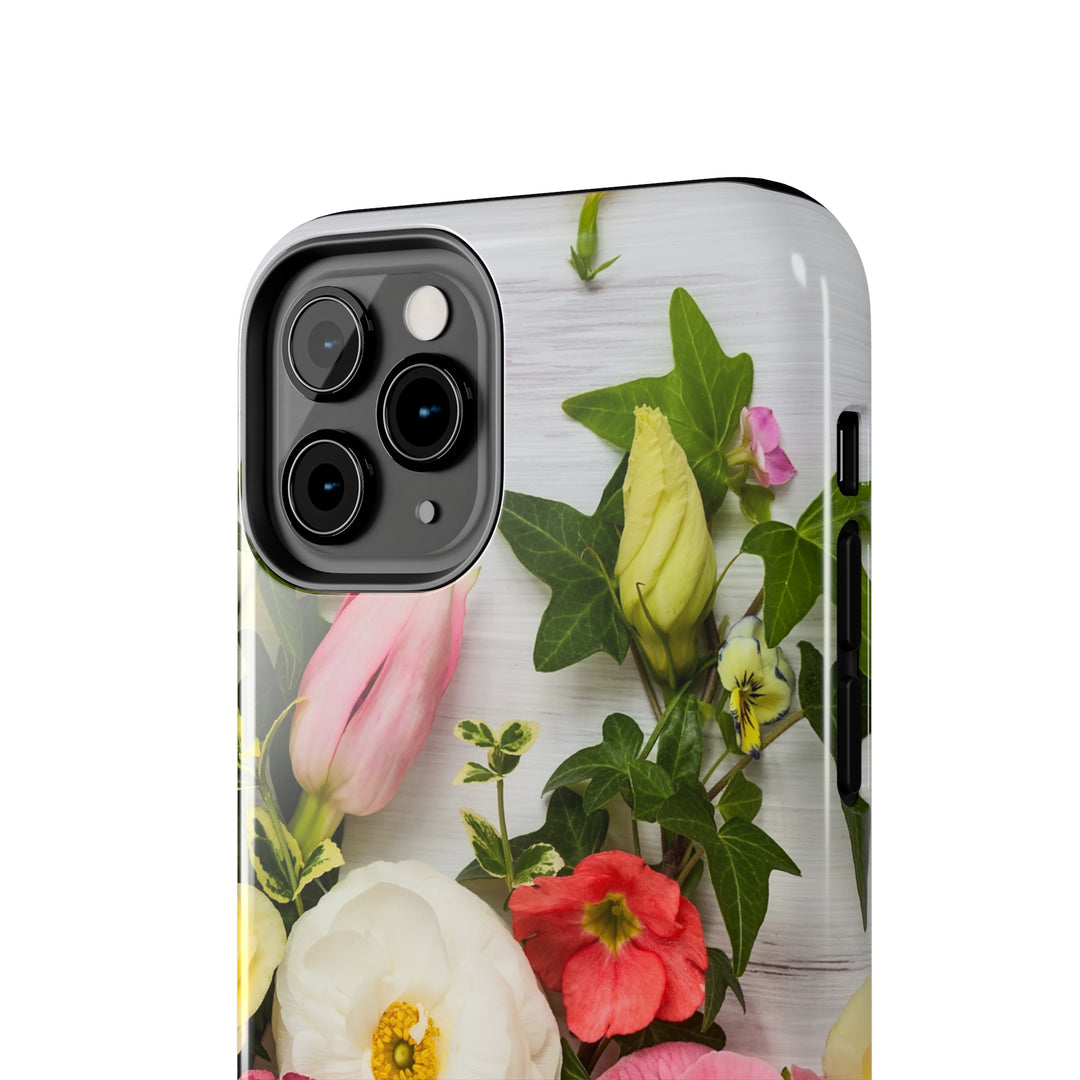 iPhone Flowers Tough Phone Case