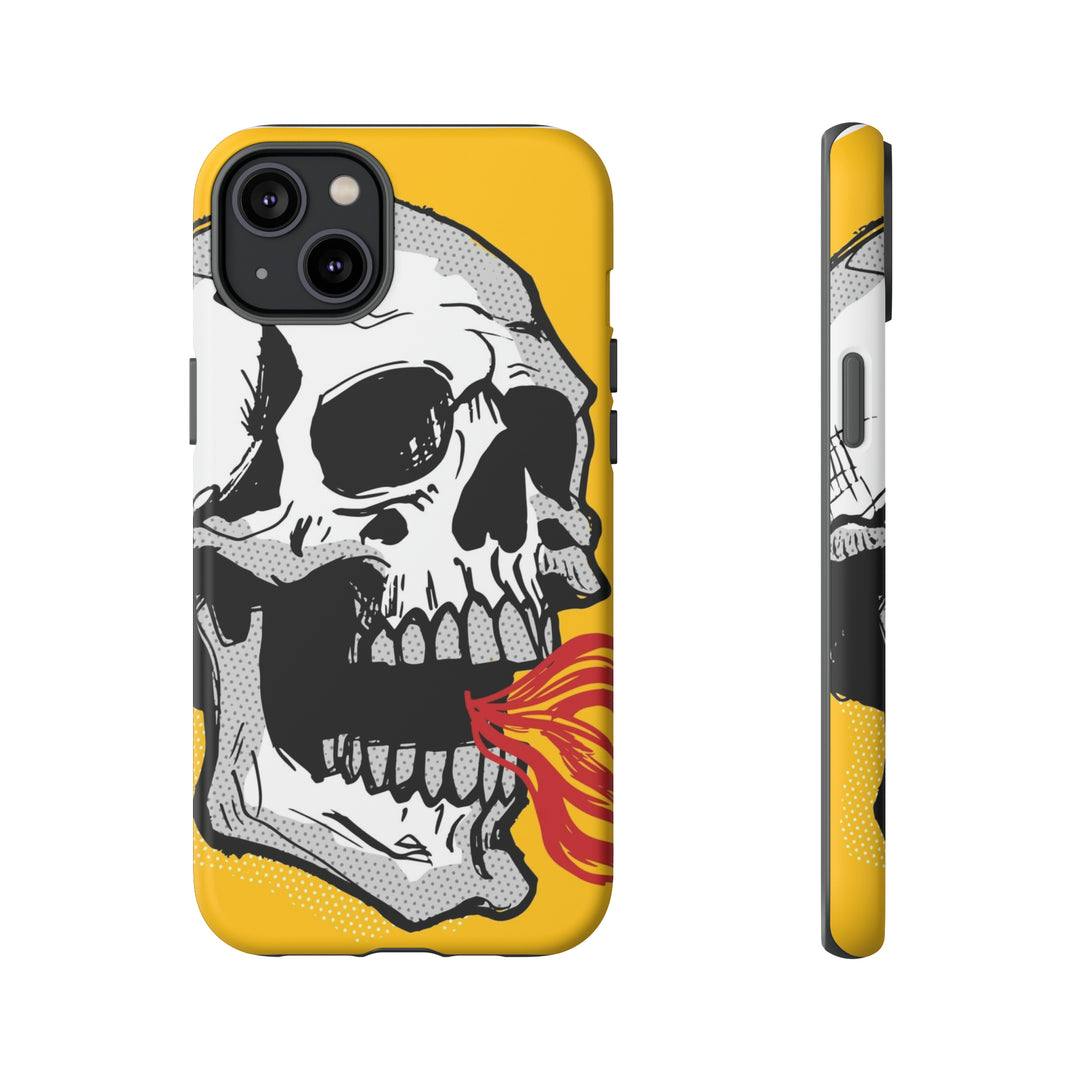 Skull Fire Tough Phone Case