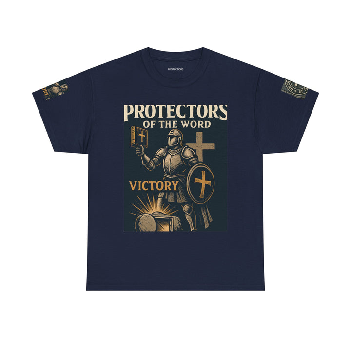 Protectors of the Word Premium Christian T-Shirt — 'Victory' Knight Design with John 14:6 Scripture