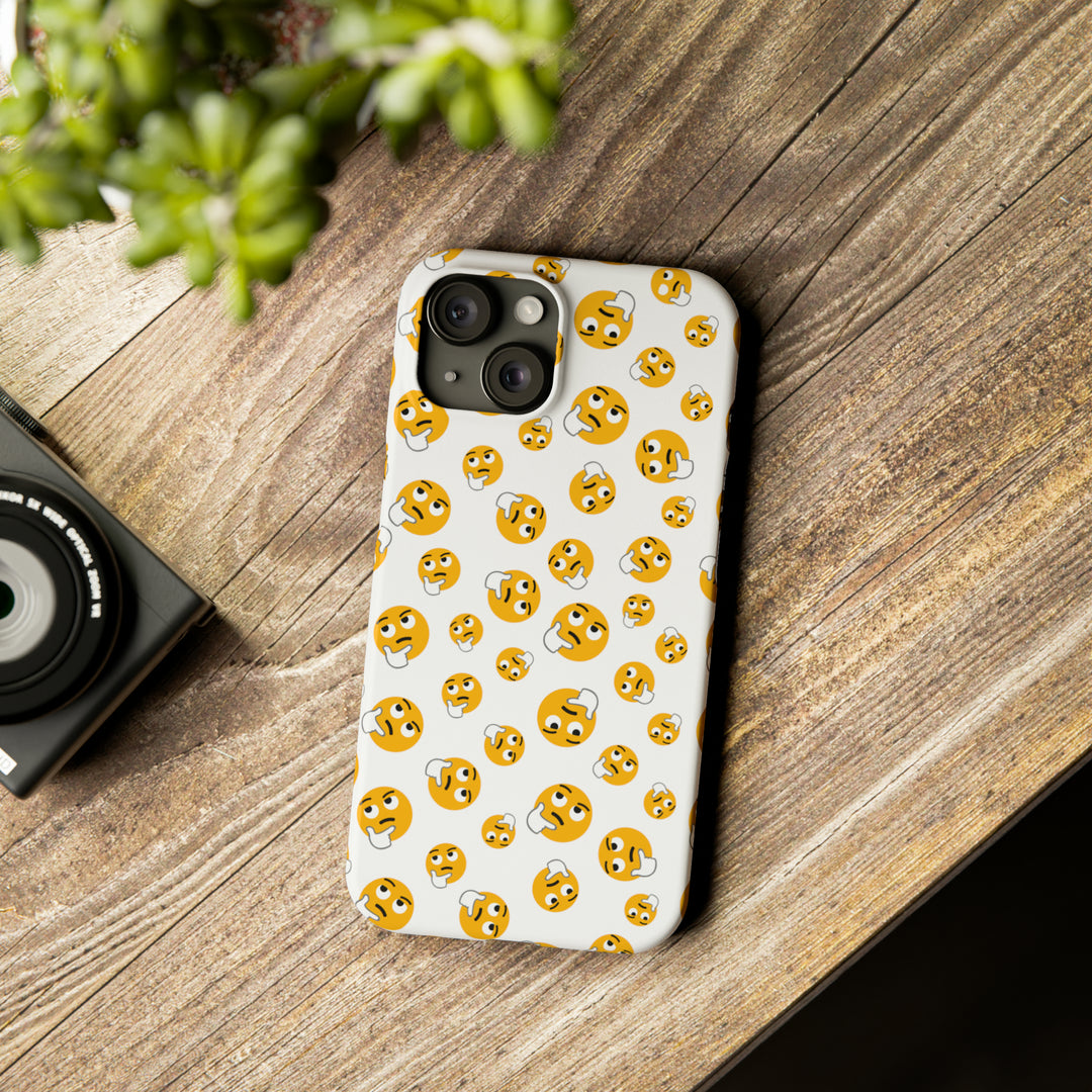 Emoji iPhone 15 Slim Phone Case