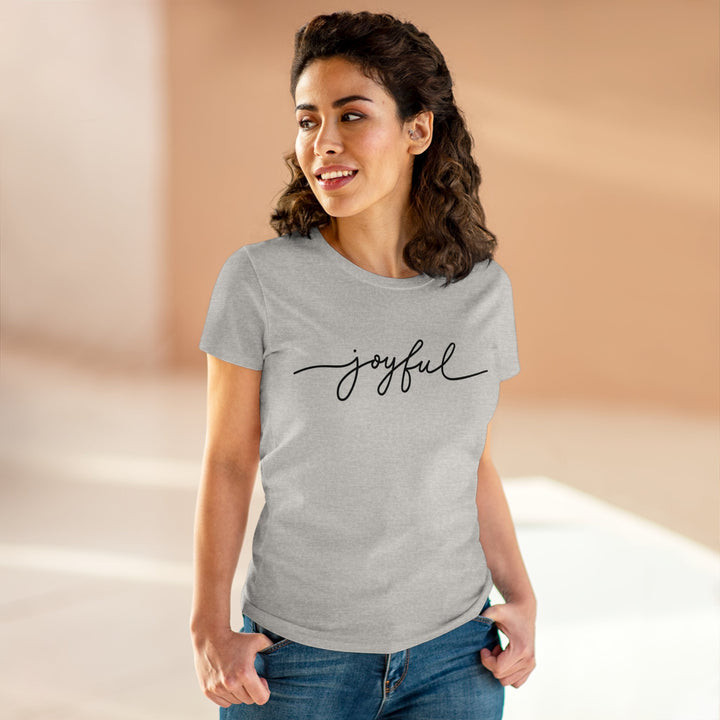 Joyful Women's Midweight Cotton Tee