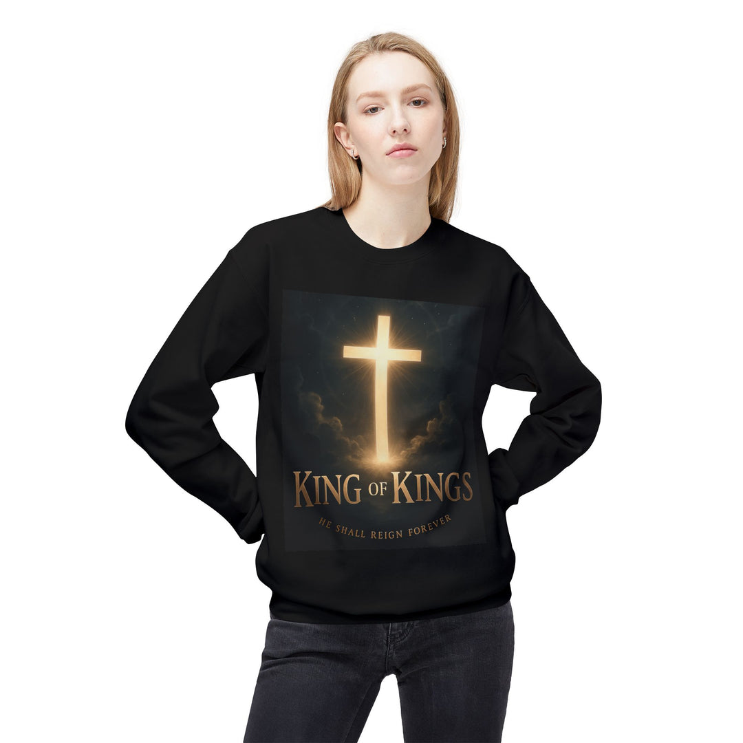 Christian Crewneck Sweatshirt - "King of Kings / Lord of Lords" Religious Pullover