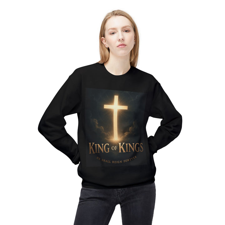 Christian Crewneck Sweatshirt - "King of Kings / Lord of Lords" Religious Pullover