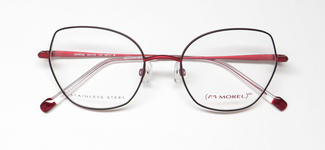 Morel Red Serena 90017c Eyeglasses Frame Only