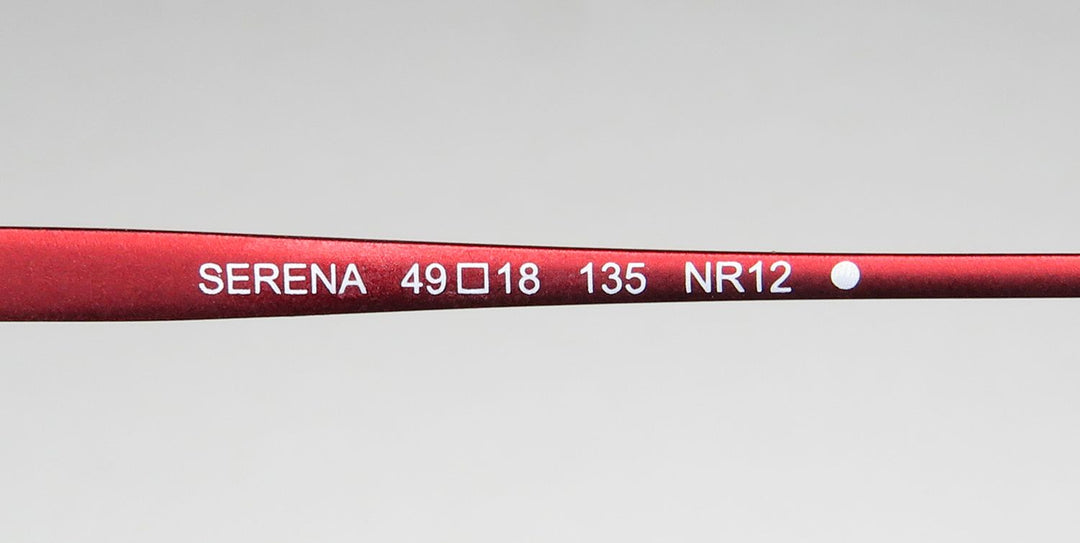 Morel Red Serena 90017c Eyeglasses Frame Only