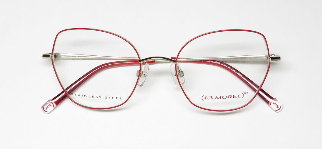 Morel Red Serena 90017c Eyeglasses Frame Only