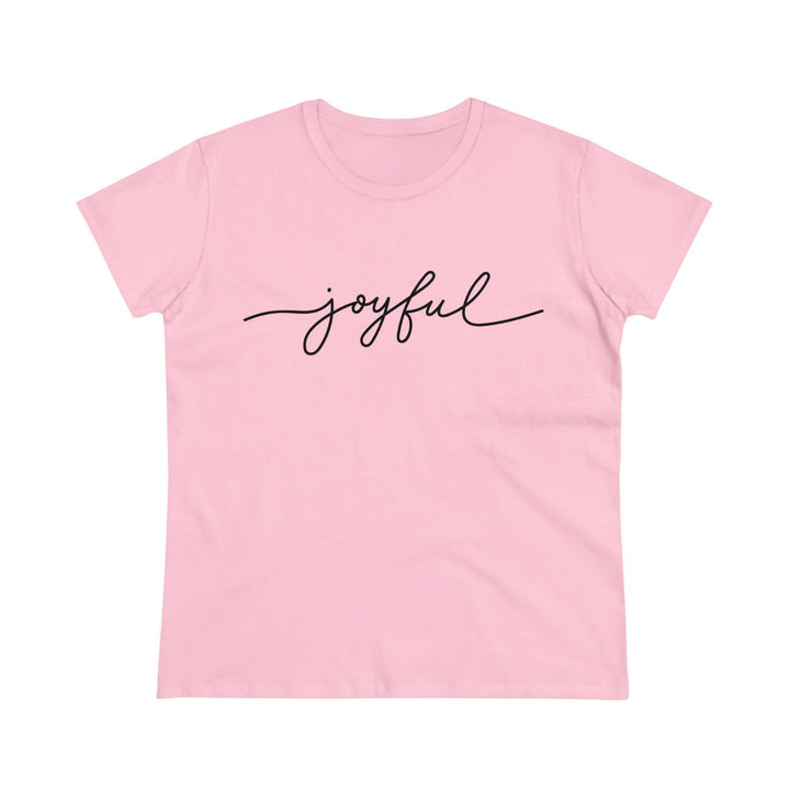 Joyful Women's Midweight Cotton Tee