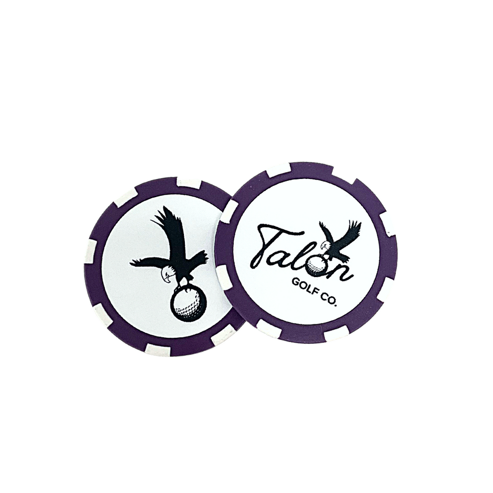 Talon Poker Chip Ball Marker Purple