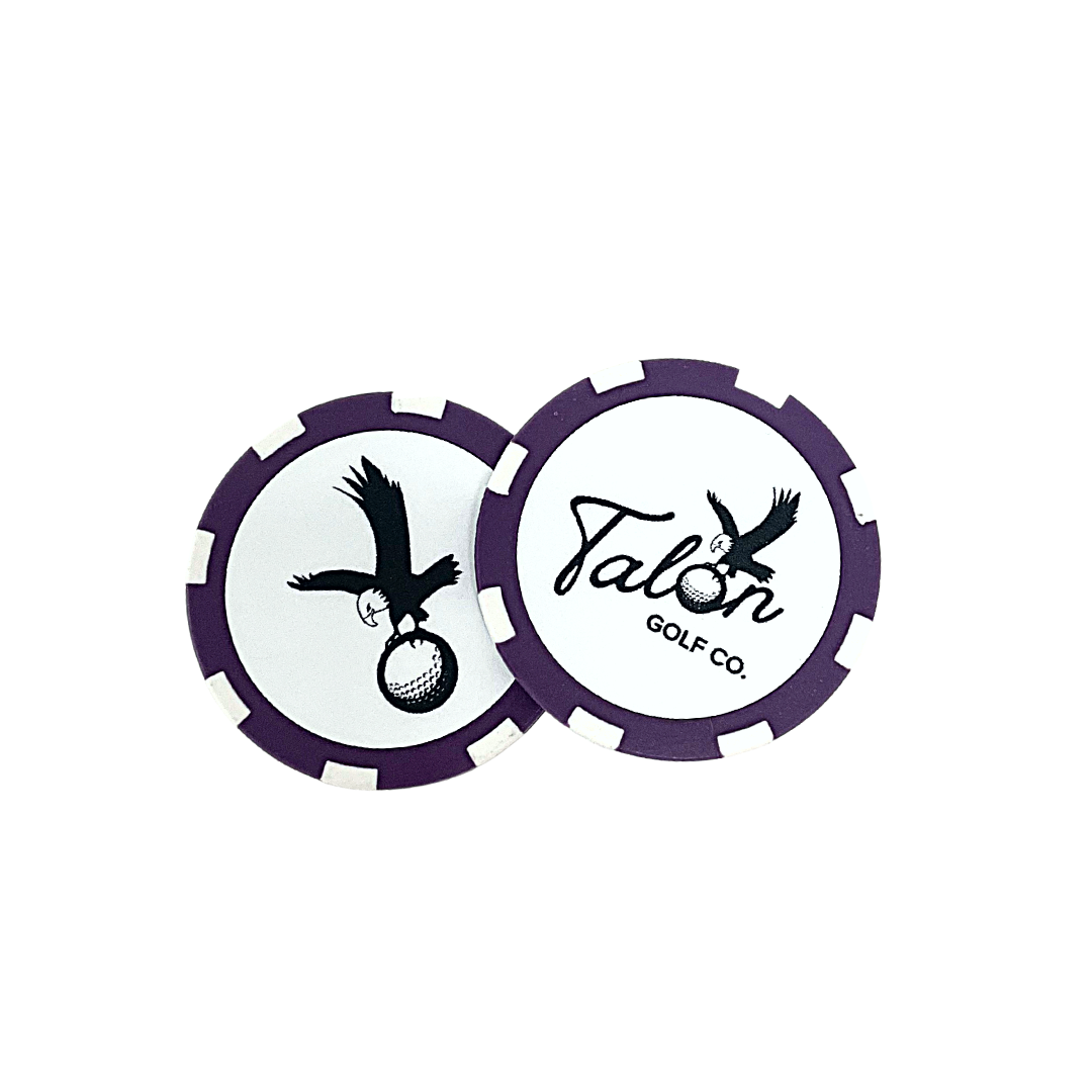 Talon Poker Chip Ball Marker Purple