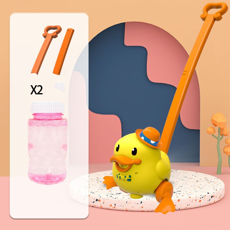Automatic Bubble Cart Toy with Sound and Light Photo