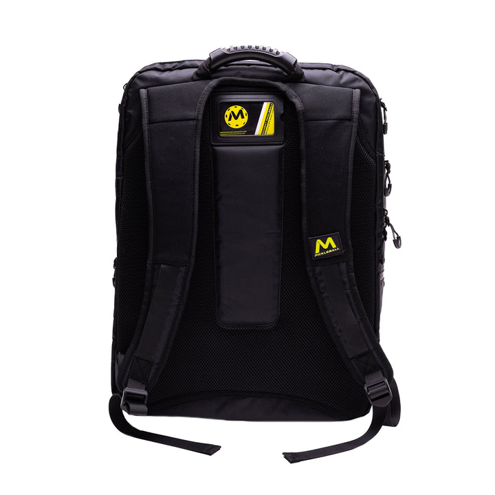 MW-PRO Bag Travel Bag Black and Yellow Back View.